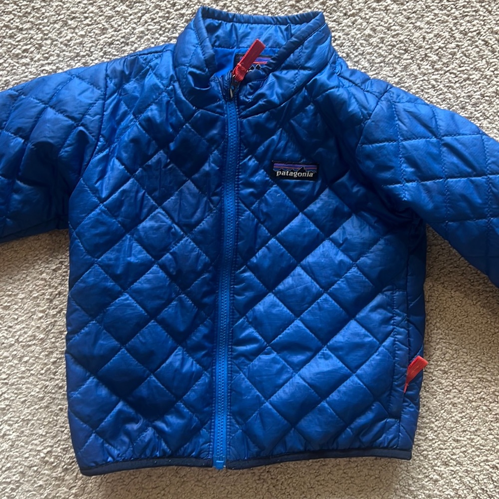 Patagonia Royal blue puffer jacket 2T